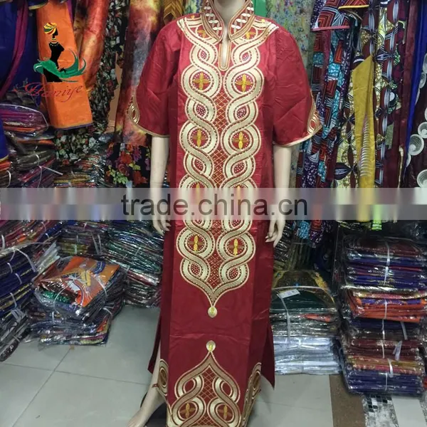 2016 Haniye Hot Sale Nigeria Bazin Riche Dresses for African Women photo-5