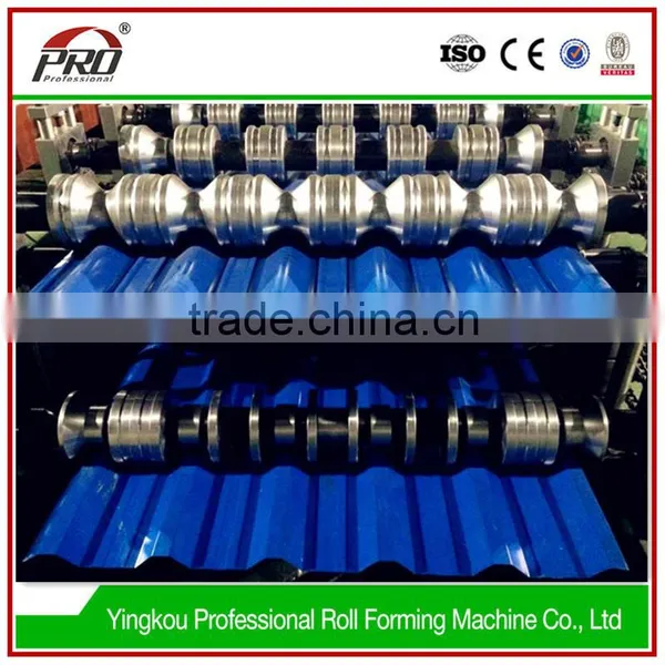 Cold Bangladesh Metal Roofing Sheet Double Layer Roll Forming Machine photo-4