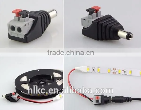 MALE 2.1MM X 5.5MM DC POWER CONNECTOR DIY SPRING CLAMP QUICK FIX photo-4