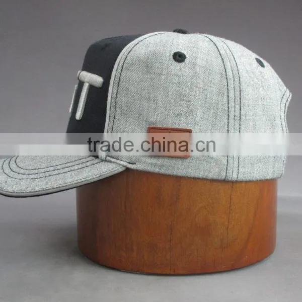 5 Panel Baseball Cap With 3D Embroidery photo-3