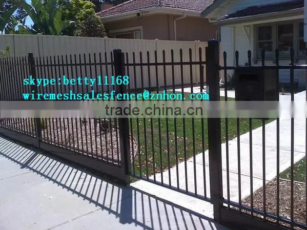 High Quality Cheap Wrought Iron Fence Gate for Driveway photo-4