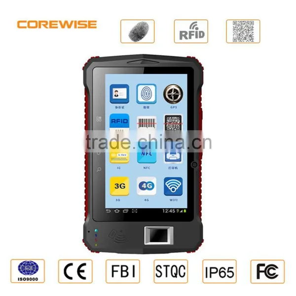 Android Rfid Rugged Tablet With Biometric Fingerprint Attendance Machine for Witness Transcripts Management photo-3