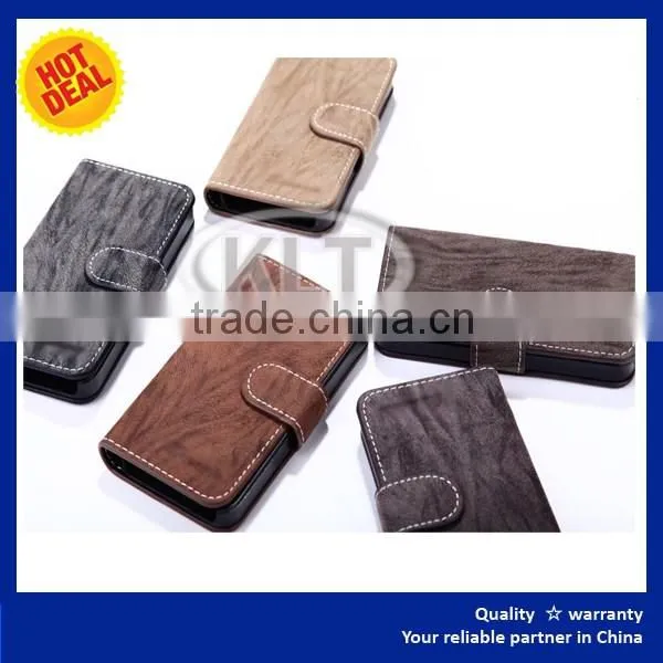Newest Design Wooden Mobile Phone Leather Case for Asus K004 Leather Stand Case photo-3