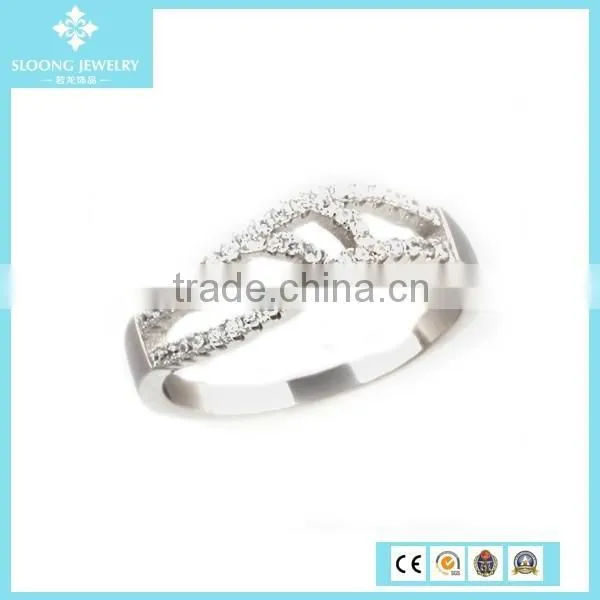 High-end 925 Sterling Silver Infinity Diamond Ring of 2015 Valentine's Day photo-3