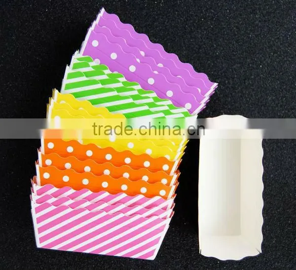 Disposable Rectangular Paper Loaf Baking Pans Baking Containers Loaf Pans/trays Cake Pans 3.1" L x 1.2" W 1.4" H