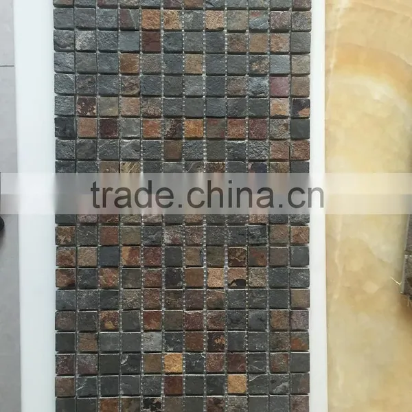 Rusty Quartz Mosaic Stone photo-6