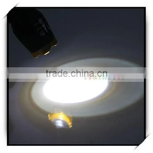 1600LM 5-Mode Zoomable White Light XM-L T6 Led Flashlight Black photo-3