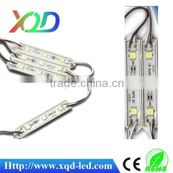 Shenzhen XQD Certify High Quality 12V Waterproof 3leds Smd 5050 Led Module photo-2
