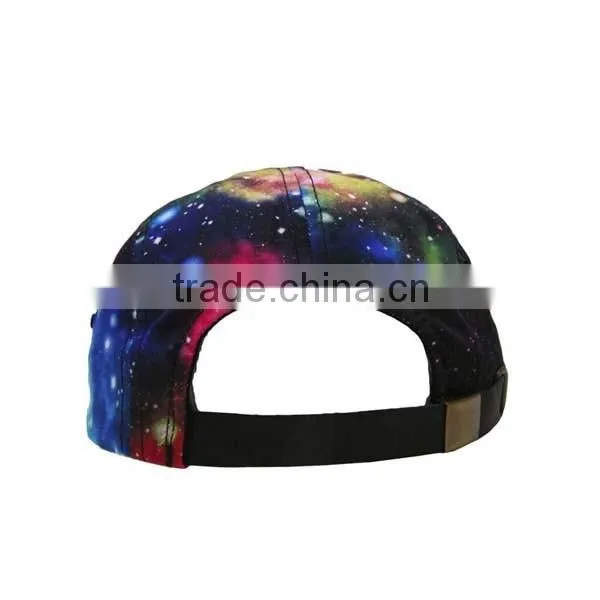 2015 Fashion Blank 5 Panel Hat With Leather Strap Wholesale,galaxy 5 Panel Hat photo-3