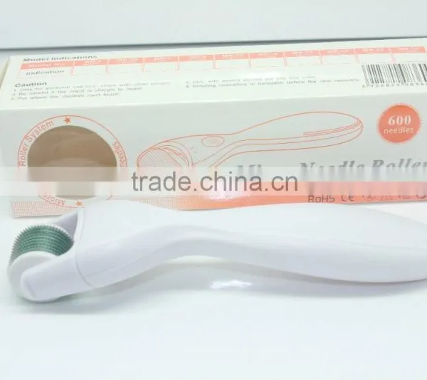 Newest Micro Needle Derma Roller 600 Needles Body Massage Roller With Changeable Head photo-5