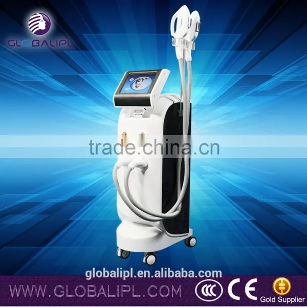 CE Certification Good Quality Agent Wanted Manufacture Shr Beauty Equipment 2 Handles Ipl photo-2