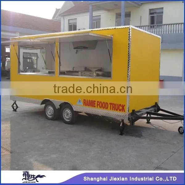 JX-FS480 Shanghai Jiexian Factory Price Outdoor Remorque Mobile Food Truck photo-2