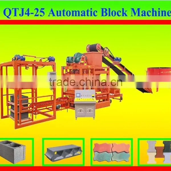 QTJ4-26C Newest Style Fully Automatic No-burned Cement Block Macking Machine in Africa photo-2