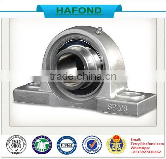 Steel / Zinc Alloy Housing Pillow Block Ball Bearing for Standard and Non Standard photo-2