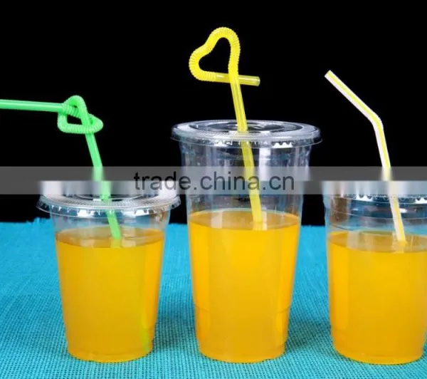 Premium Plastic Clear PET Cups With Flat Lids photo-2