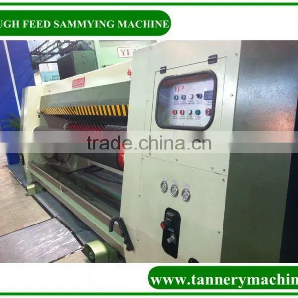 Italy Quality 3200mm Cow Leather Double Blade or Double Felt Sammying and Setting Out Machine photo-4
