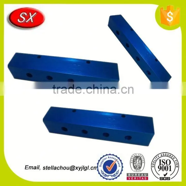 Custom Single Machined Cnc Machined Manifold Block Brass Part photo-5