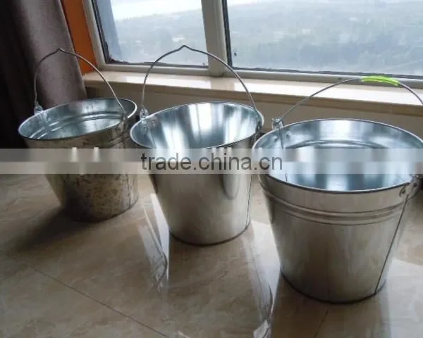 Pail in Buckets,zinc Bucket,iron Bucket for Home and Garden Use