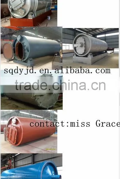 DAYI Hot Selling Built-in Spiral Structure Used Tyre Recycling Pyrolysis Plant To Furnace Oil photo-3