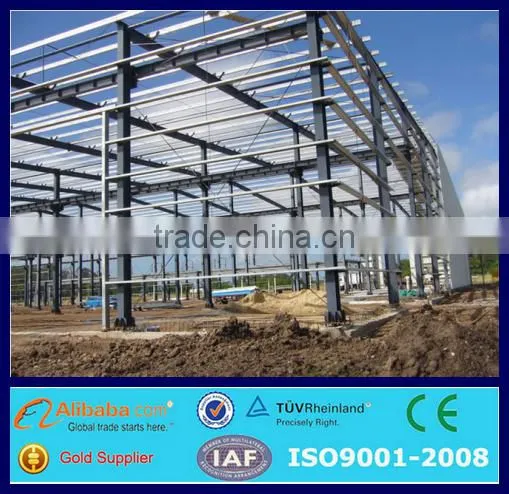 China Large Span Stainless Steel Frame Prefabricated Warehouse Workshop Plant photo-2