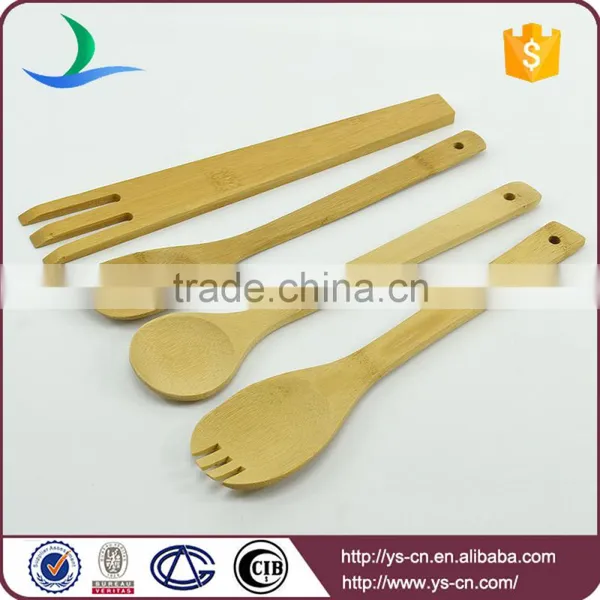 Natural Wood Color Spoon Fork Set photo-4