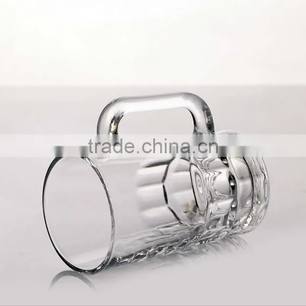 Haonai Promotional Glass Beer Mugs With Handle and Custom Logo photo-6