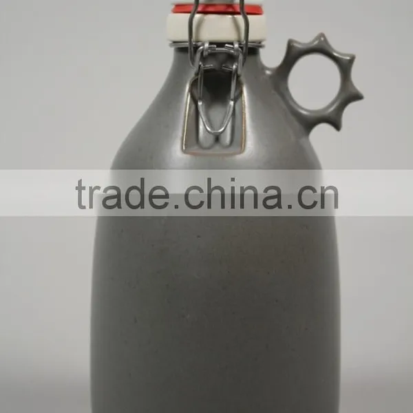 Popular 64oz Swing Top Caps Wholesale Ceramic Beer Growler photo-4