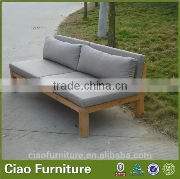Wooden Sofa Outdoor Teak Wood Furniture Set photo-3