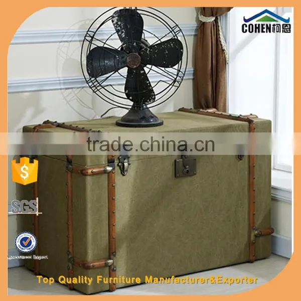 2016 Cohen Furniture New Design Eco-friendly Army Green Solid Wooden tv Table/canvas tv Stand/fabric Livingroom Furniture photo-5