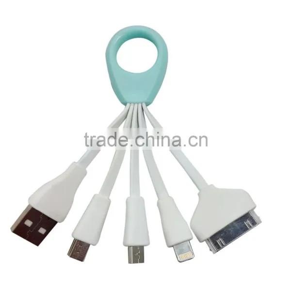 4-in-1 Multi USB Adapter Charging Cable Connector for Iphone 6, 6 Plus, 5 / 5s / 5c, Ipad,Smartphones photo-5