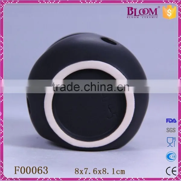 Factory Direct Sale Matt Black Ceramic Oil Burner photo-6