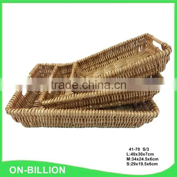 Handmade Wicker Woven Pantry Storage Basket photo-4