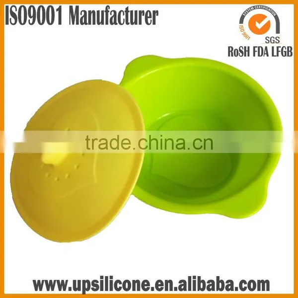 2015 New Heat Resistant Silicone Baby Feeding Bowl for Training photo-2