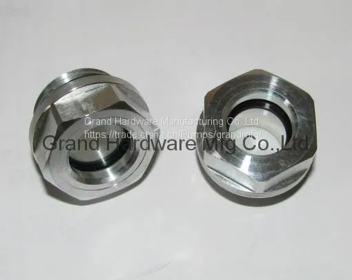 Liquid Radiator Cooling System Round Aluminum Sight Glass (BSP G Thread & Metric Thread) photo-2