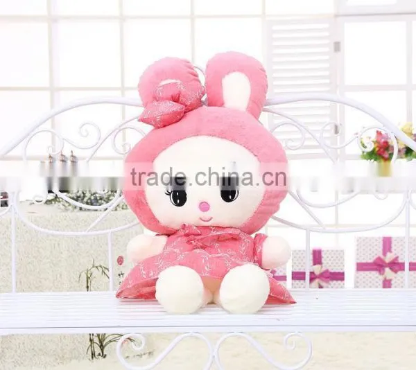 China Wholesale Cheap Farm Animal Toys Stuffed Toy Rabbit Wholesale photo-2