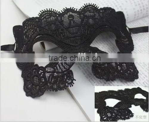 Sexy Black Lace Eyes Mask for Masquerade Party photo-3