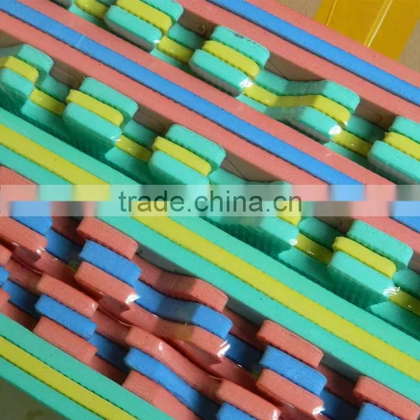 Red Blue, Five Strips and T Pattern Competition Grade Taekwondo Karate Mat Flooring Interlocking Mats Martial Arts Jigsaw Mats photo-5