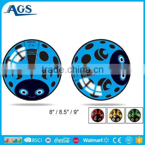 Yellow Smiling Face Lovely Pvc Ball With Custom Logo photo-3