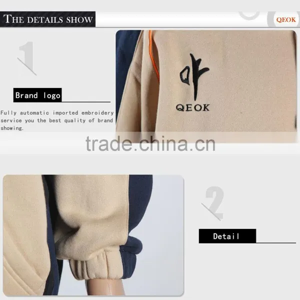 Customized Men Crewneck Sweatshirt With Pockets photo-5