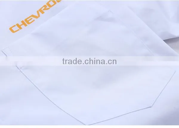 HOT!Custom Made Men Plain TC Polyester Cotton Corporate/office Uniform Work Shirts With Logo Printing photo-5