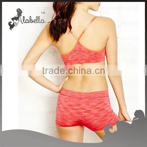 Yoga Wear for Women Sports Bra and Shorts Set for Wholesale photo-2