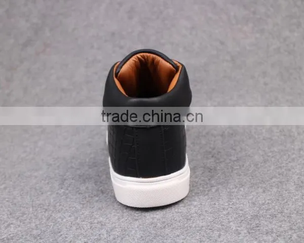 Liquidation Closeouts Men High Top pu Board Shoes With Low Price photo-4