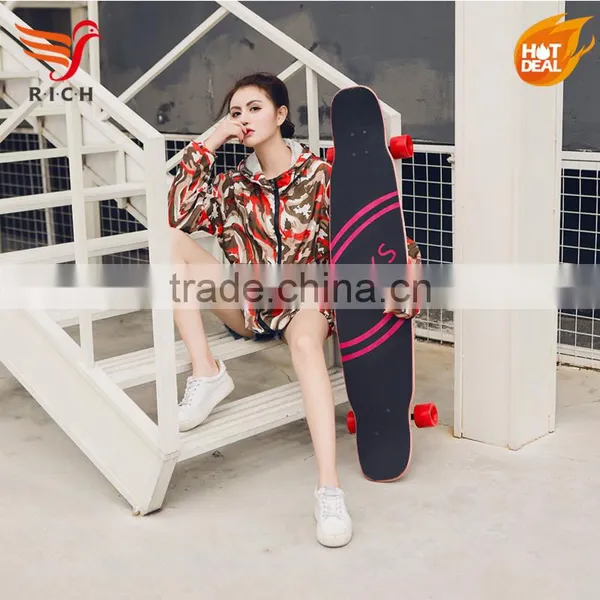 HSCW09 High Quality Fashionable Custom Four Wheel Canadian Maple Skateboard photo-2