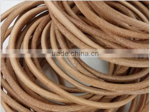 Colourfull Round 3mm Braided Leather Cord For Wholesale photo-2