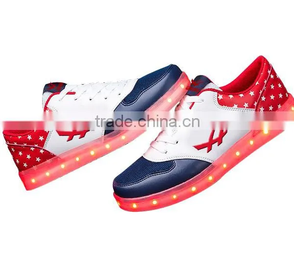 New Girls PU LED Lights Shoes Sneaker Shoes LED Sports Shoes photo-2