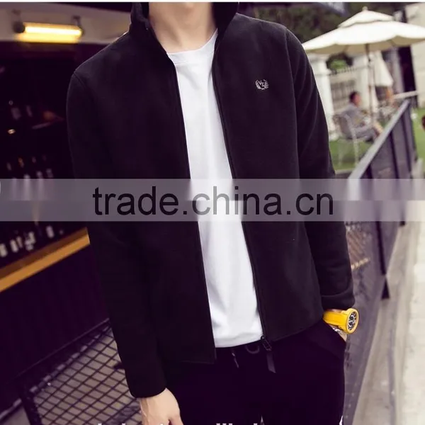 Good Quality Wholesale Customized Unisex Zipper Jacket Polar Fleece Winter Jacket 100% Polyester photo-2