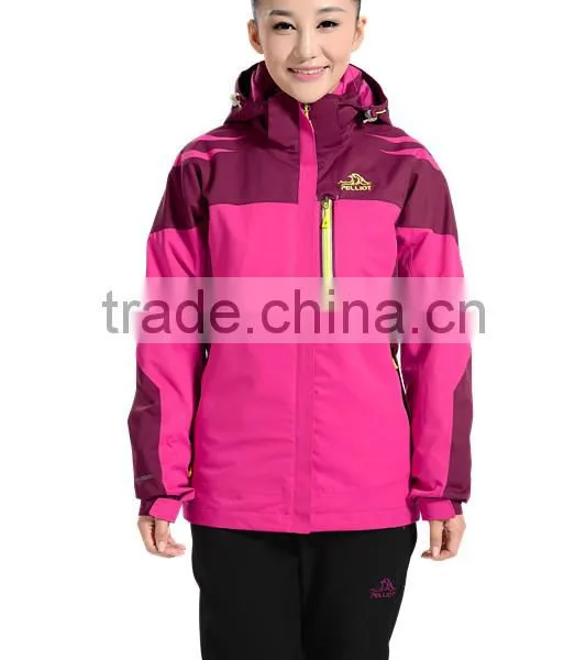 Ladies Sport Jacket Sportswear China 3 in 1 Waterproof Clothing Outdoor Jacket photo-6
