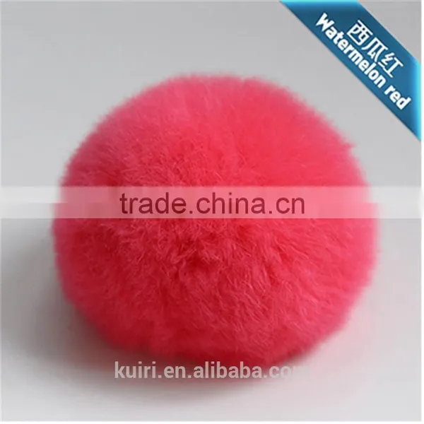 Brand New Rabbit Fur Pom Ball Keychain With High Quality Tmq-157 photo-6