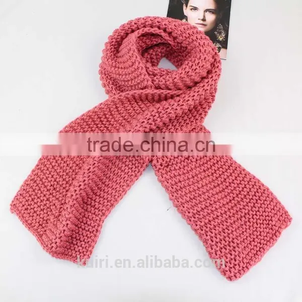 2016 New Fashion South Korea Coarse Wool Handmade Women Scarves in Winter Korean Knitting Scarf Lovers Thickening photo-5