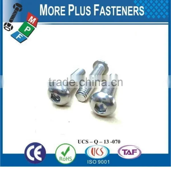 Made in Taiwan Slotted Drive Stainless Steel Zinc Finish Flat Head Undercut Standard Machine Screw photo-3